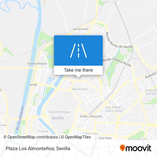 Plaza Los Almonteños map