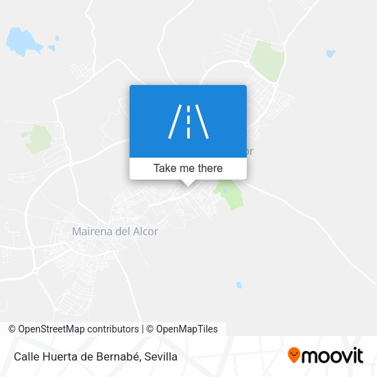 Calle Huerta de Bernabé map