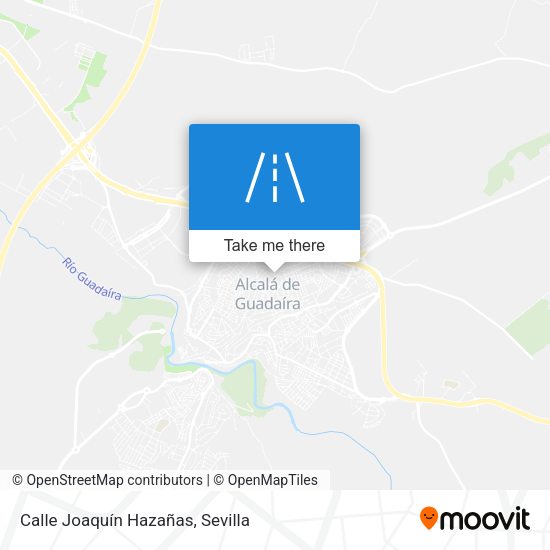 Calle Joaquín Hazañas map