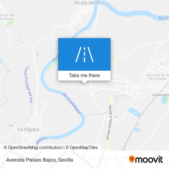 Avenida Paises Bajos map