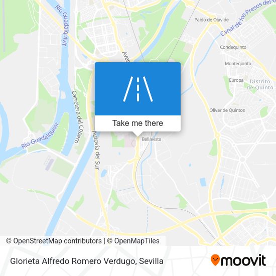 Glorieta Alfredo Romero Verdugo map