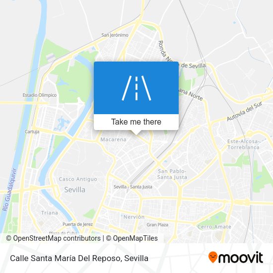 Calle Santa María Del Reposo map