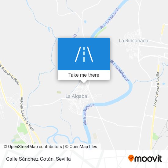 Calle Sánchez Cotán map
