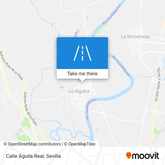 Calle Águila Real map