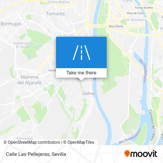 Calle Las Pellejeras map