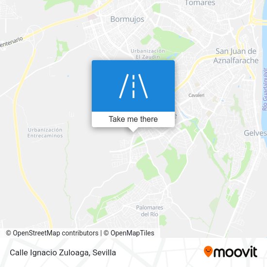 Calle Ignacio Zuloaga map