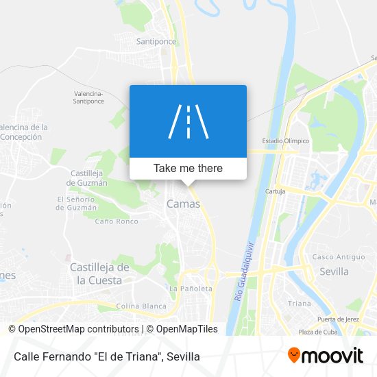 Calle Fernando "El de Triana" map