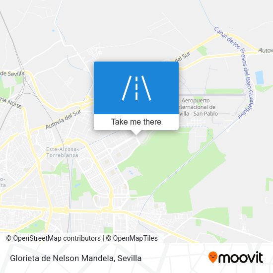 Glorieta de Nelson Mandela map