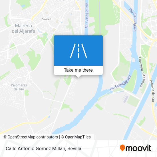 Calle Antonio Gomez Millan map