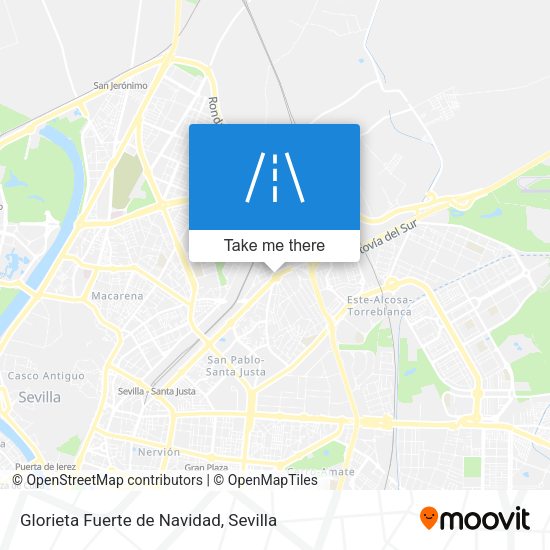 Glorieta Fuerte de Navidad map