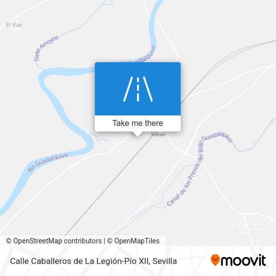 Calle Caballeros de La Legión-Pío XII map