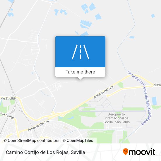 Camino Cortijo de Los Rojas map