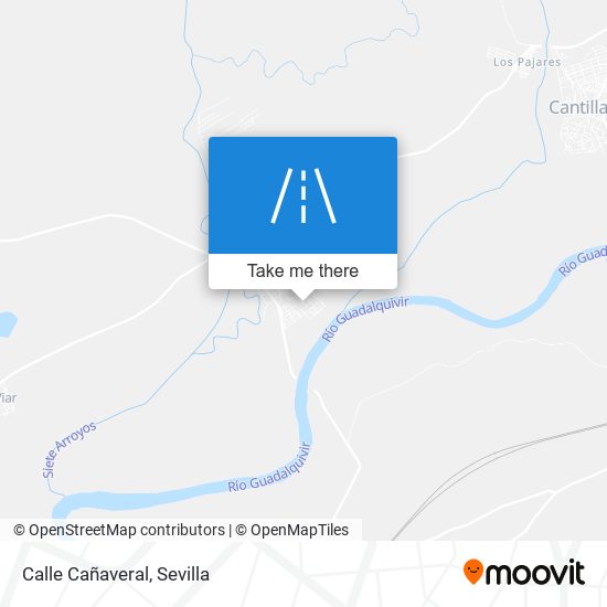 Calle Cañaveral map