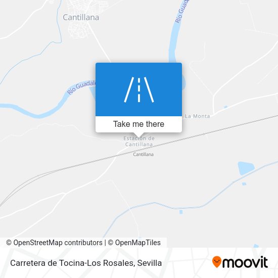 Carretera de Tocina-Los Rosales map
