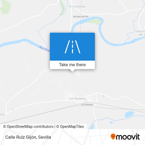 Calle Ruiz Gijón map