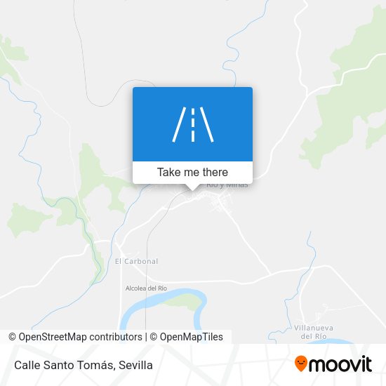 Calle Santo Tomás map