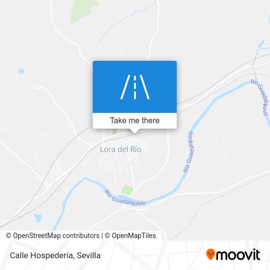 Calle Hospedería map