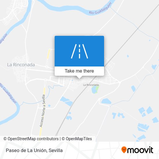 Paseo de La Unión map