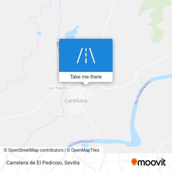 Carretera de El Pedroso map