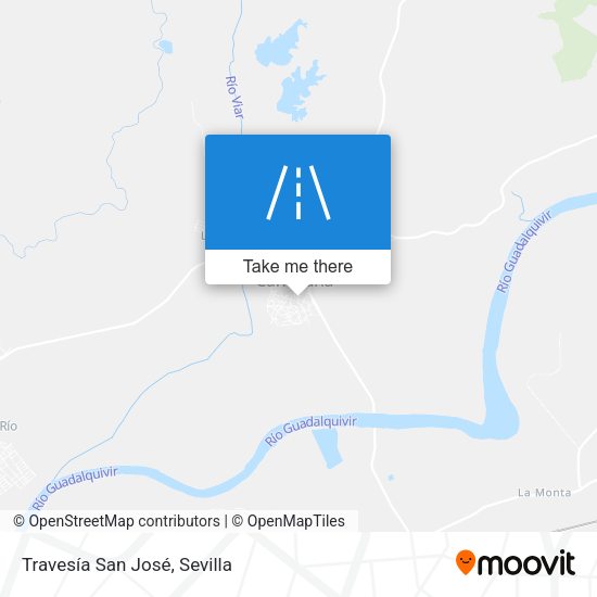 Travesía San José map
