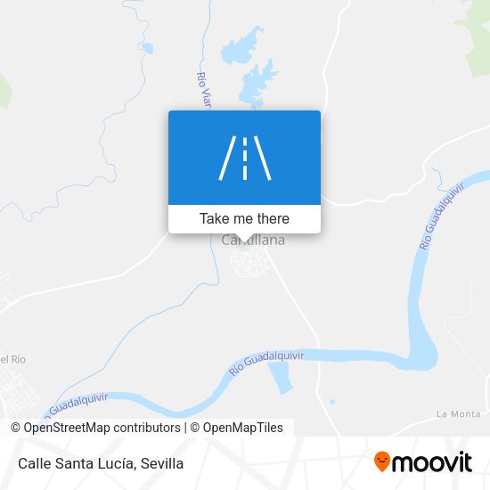 Calle Santa Lucía map