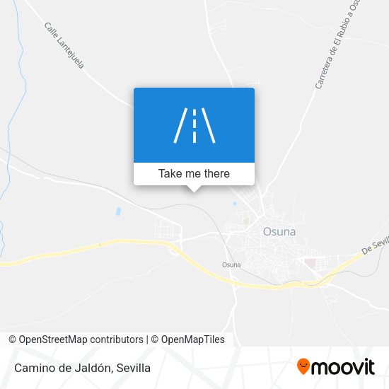 Camino de Jaldón map