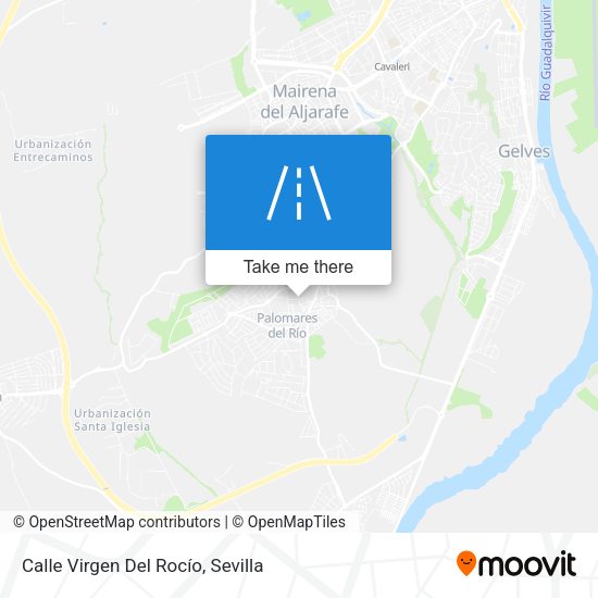 Calle Virgen Del Rocío map