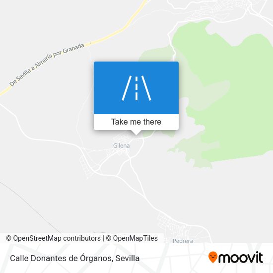 Calle Donantes de Órganos map