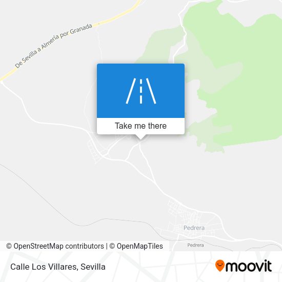 Calle Los Villares map