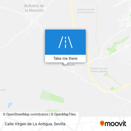 Calle Virgen de La Antigua map