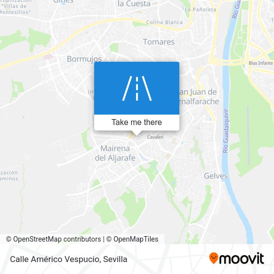 Calle Américo Vespucio map