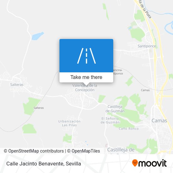 Calle Jacinto Benavente map