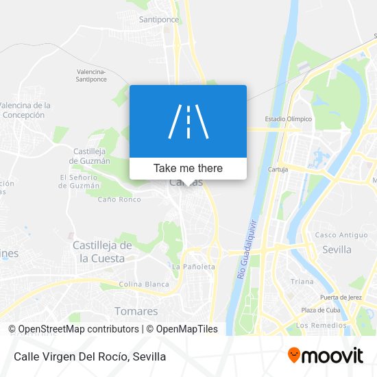 Calle Virgen Del Rocío map