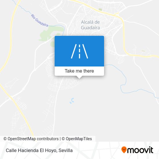 Calle Hacienda El Hoyo map
