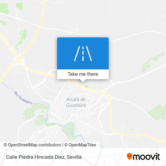 Calle Piedra Hincada Diez map