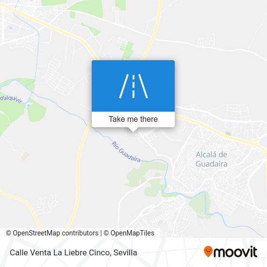 Calle Venta La Liebre Cinco map