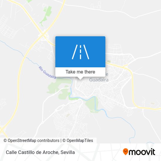 Calle Castillo de Aroche map