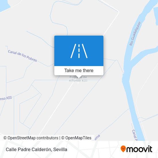 Calle Padre Calderón map