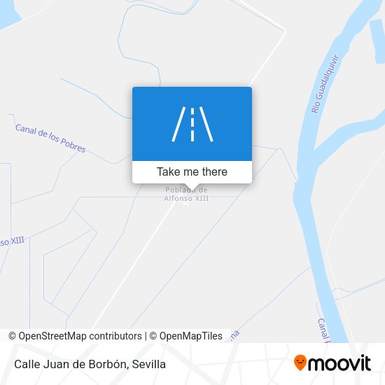 Calle Juan de Borbón map