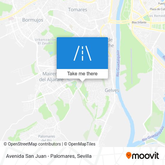 Avenida San Juan - Palomares map