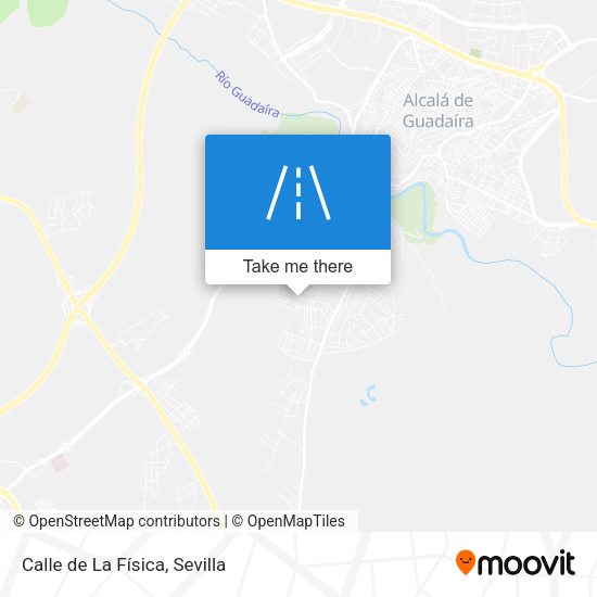 Calle de La Física map