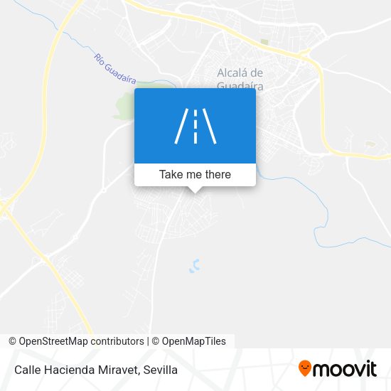Calle Hacienda Miravet map