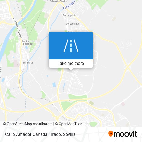 Calle Amador Cañada Tirado map