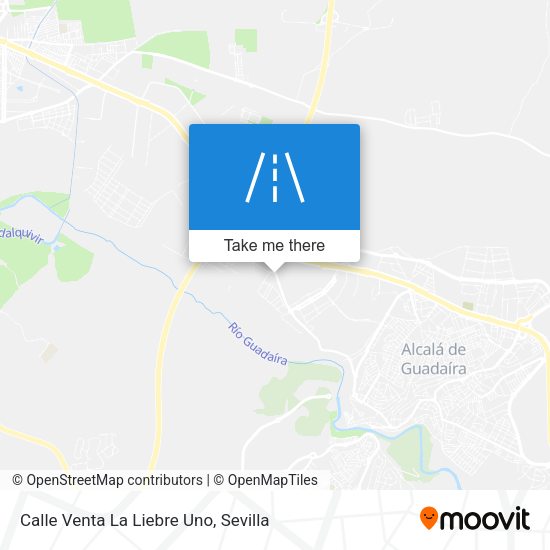Calle Venta La Liebre Uno map