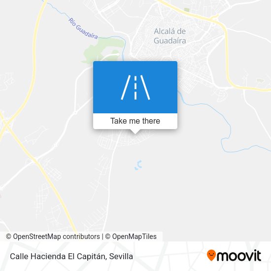 Calle Hacienda El Capitán map