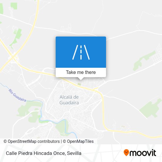 Calle Piedra Hincada Once map