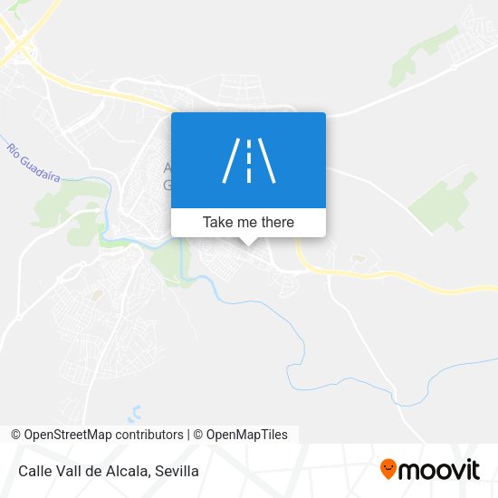 Calle Vall de Alcala map
