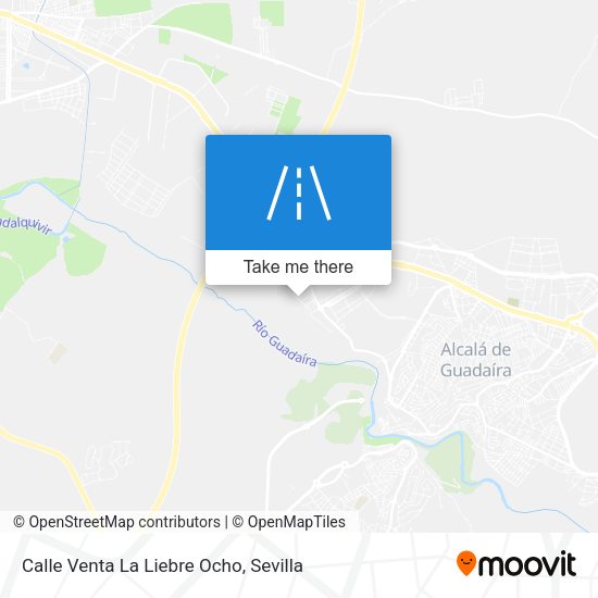 Calle Venta La Liebre Ocho map