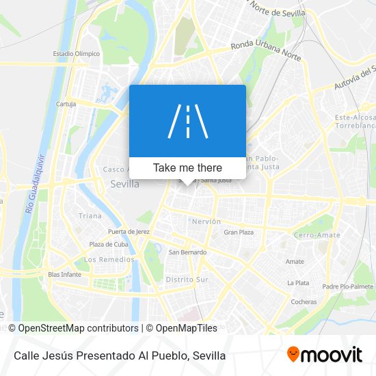 Calle Jesús Presentado Al Pueblo map