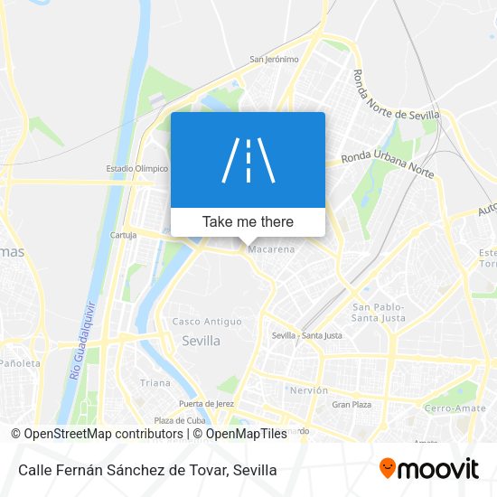 Calle Fernán Sánchez de Tovar map